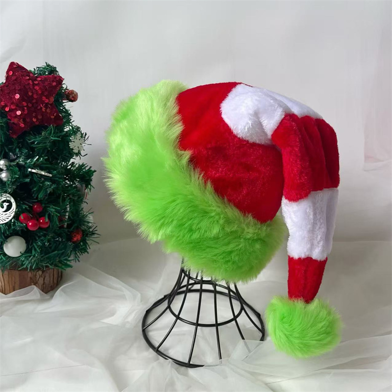 Santa Hat Plush - Birleşik Noel Baba Şapkası Noel Peluş