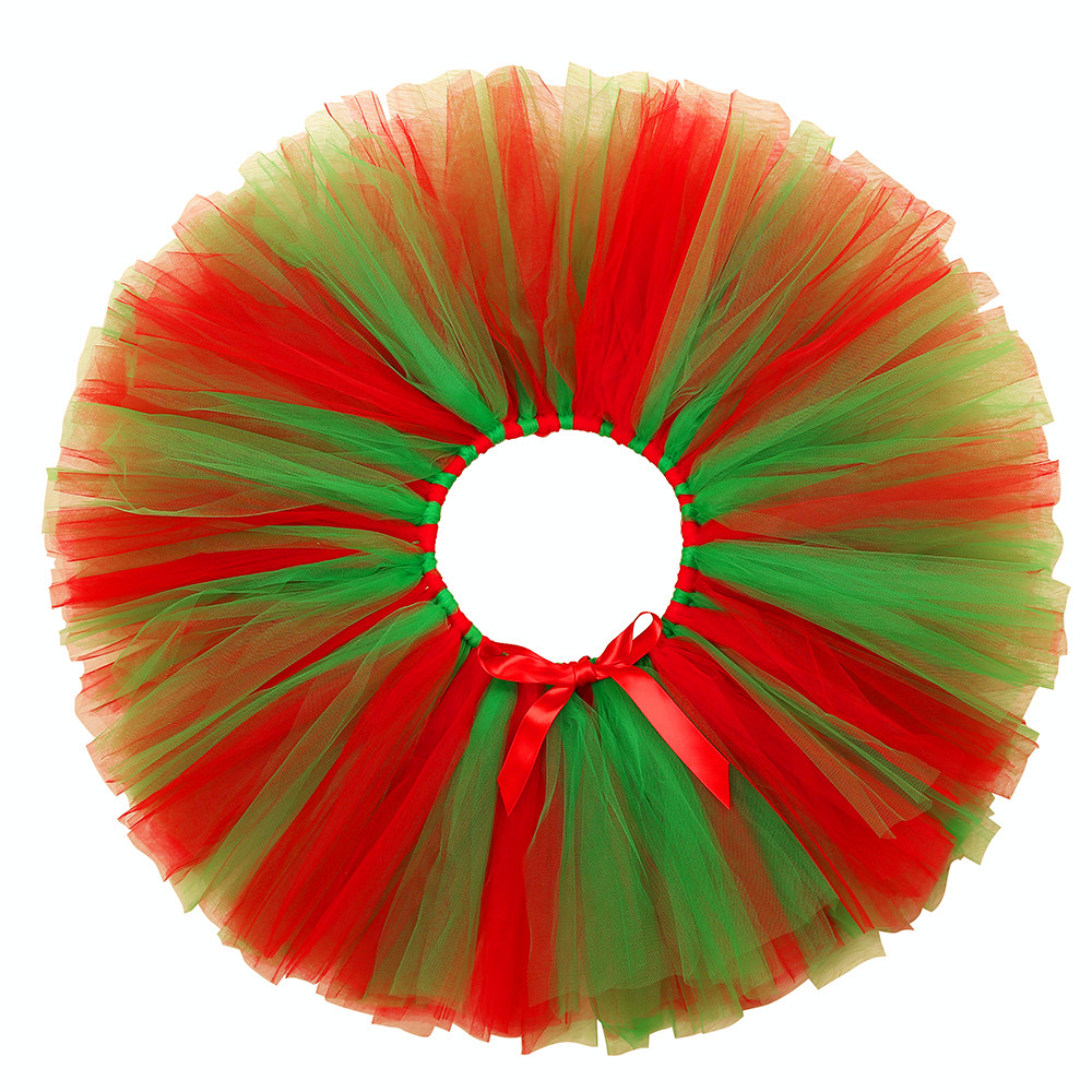 Elf Costume Christmas - 2-14 Yaş Kızlar Noel Elf Tutu