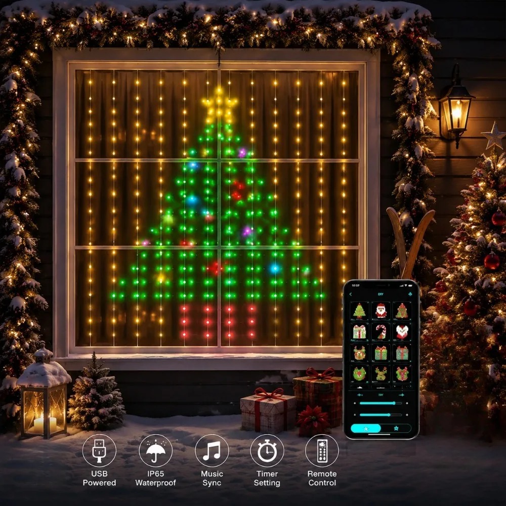 Dış Mekan LED Piksel Perde Işı - Christmas Lights Outdoor incelemesi ve fiyatı