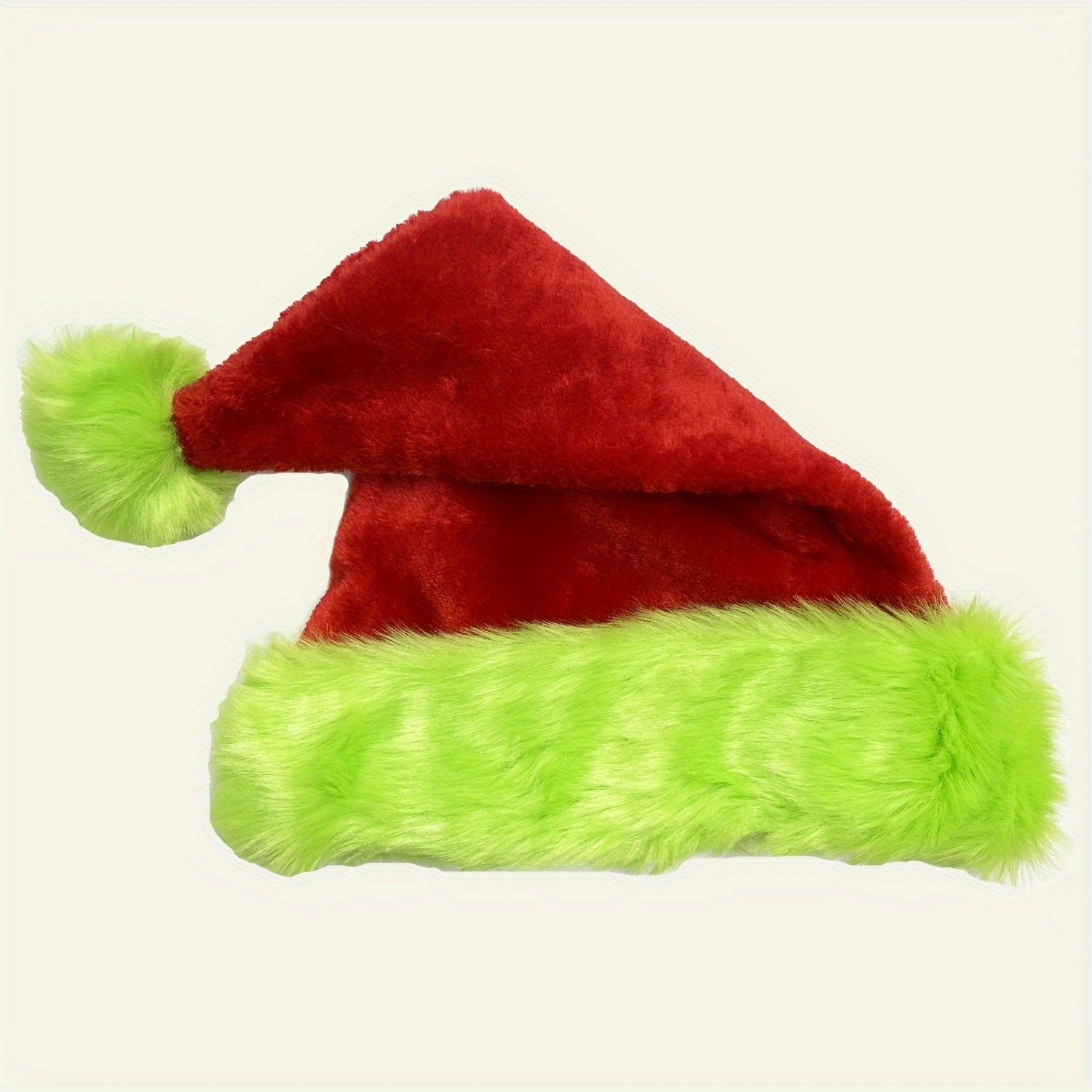 Floresan Yeşil Kenarlı Kırmızı - Santa Hat Plush incelemesi ve fiyatı