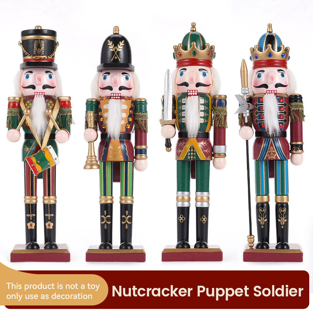 30CM ahşap fındıkkıran noel sü - Nutcracker Figurine incelemesi ve fiyatı
