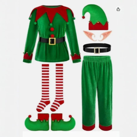 Noel Erkek ve Kız Çocuk Kostüm - Elf Costume Christmas incelemesi ve fiyatı