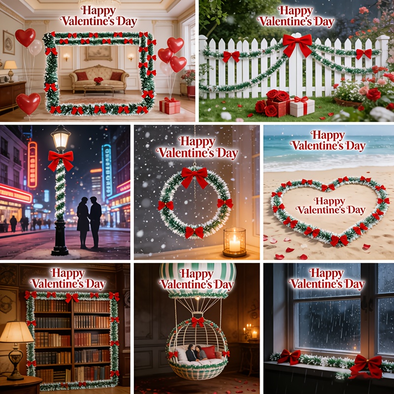 Yapay Noel Çelengi, Fiyonklu N - Tinsel Garland Decoration incelemesi ve fiyatı